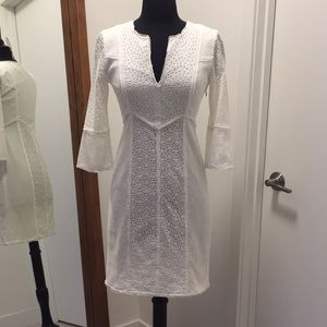 BCBG Maxazria White Lace Dress